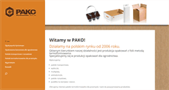 Desktop Screenshot of pakowyroba.pl